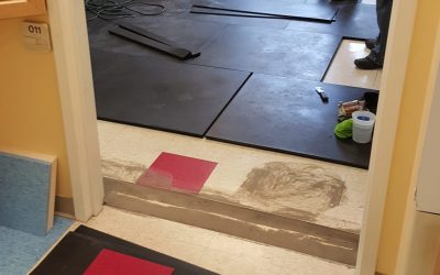 SmartCells Fall Protection Flooring Installed in Jennings Rehab Suites