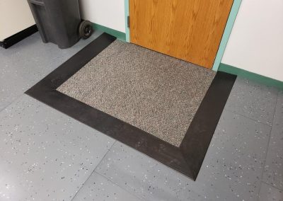SmartCells Floor ramping surrounding door in pharmacy