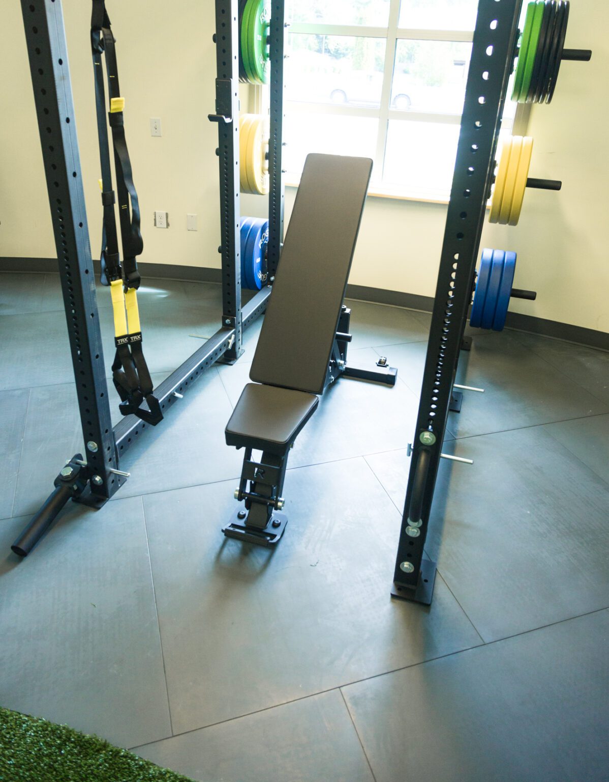 Older worker sitting in manufacturing environment