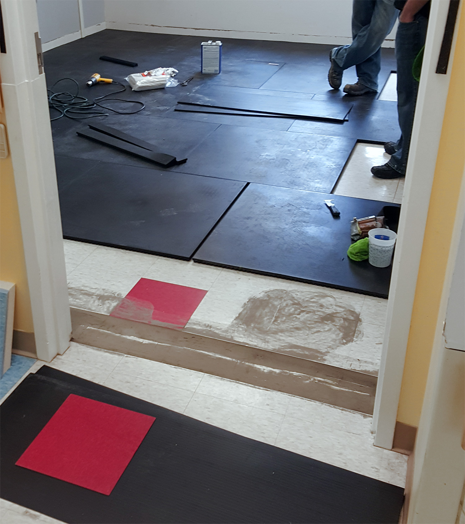 Easy to install and maintain Older worker sitting in manufacturing environment